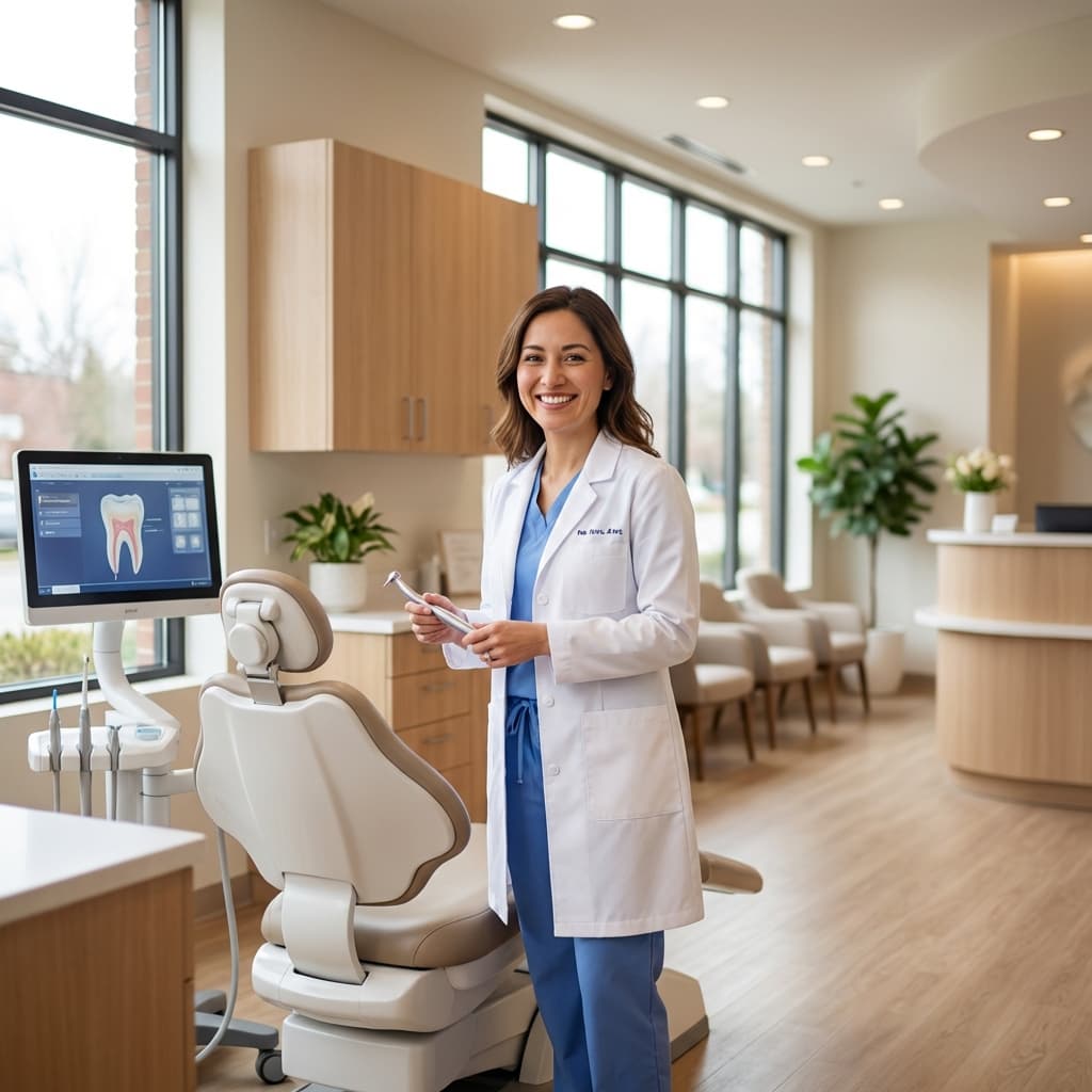 Professional dentist at SmileCare Dental Clinic